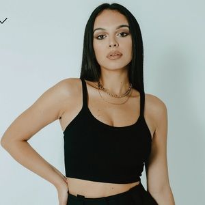 Klassy Network top with included padding (bra top)